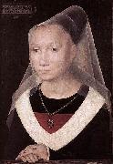 Hans Memling Portrait of a Young Woman oil painting artist